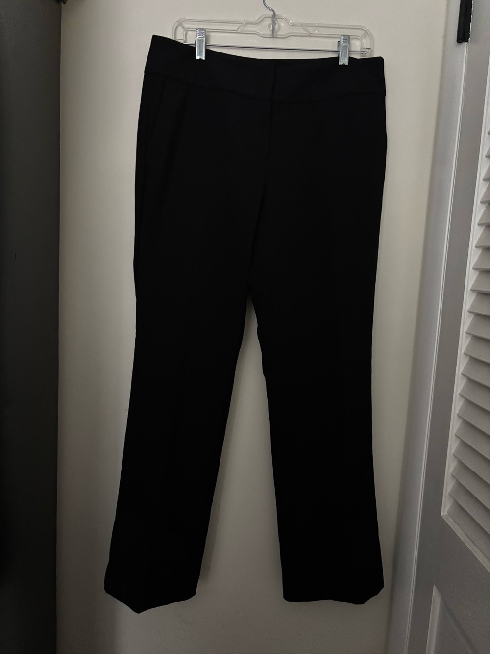 Ann Taylor Black Boot-Cut Dress Pants